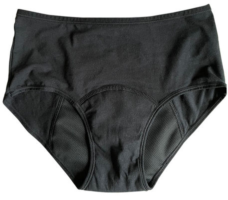 Organic Period Pantie Underwear 4 Layers High Waist Menstrual Panties Heavy Flow