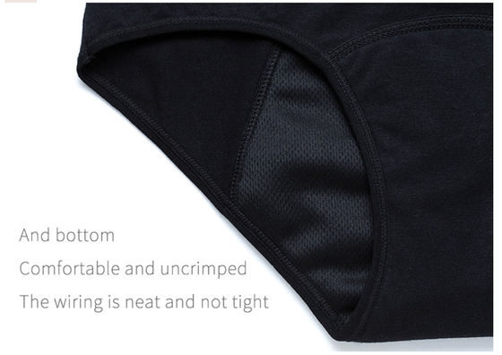 Organic Period Pantie Underwear 4 Layers High Waist Menstrual Panties Heavy Flow