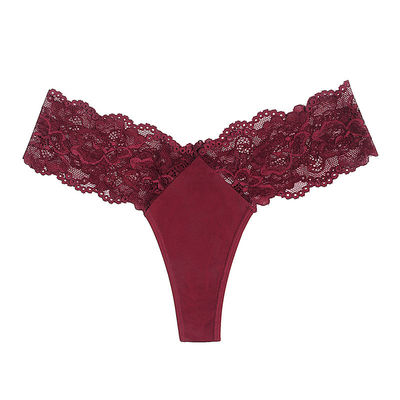 Stretch Lace Hipster Panties Underwear Thong Pink Girl'S Low Rise Ladies Fashion Sexy Panties