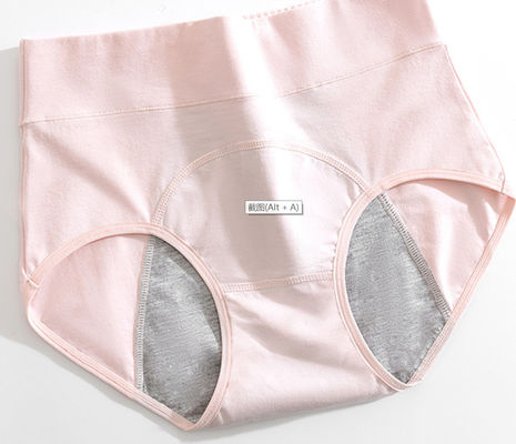 3 Layer Plus Size High Waist Classic Female Period Panties Breathable Menstrual Underwear For Women
