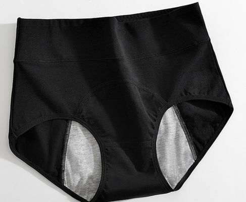 3 Layer Plus Size High Waist Classic Female Period Panties Breathable Menstrual Underwear For Women
