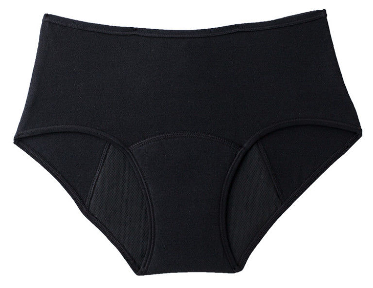 Organic Period Pantie Underwear 4 Layers High Waist Menstrual Panties Heavy Flow